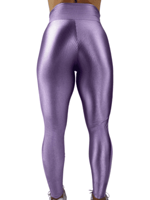 Calça Legging Texturizada Poliamida Confort Lilas  Ref. 9260 - Imagem 5