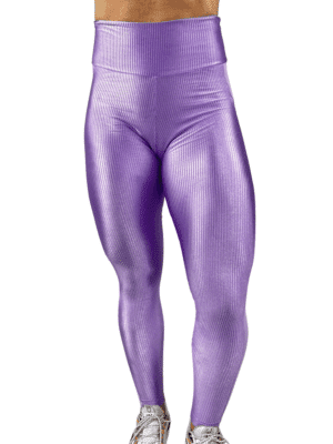 Calça Legging Texturizada Poliamida Confort Lilas  Ref. 9260 - Imagem 4