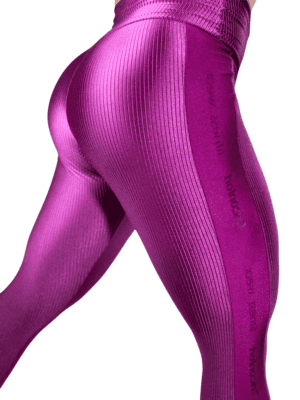 Calça Legging Texturizada Poliamida Confort Roxa Ref. 9260 - Imagem 4