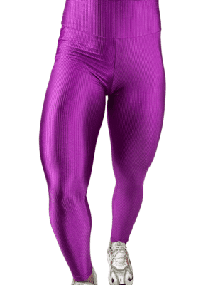 Calça Legging Texturizada Poliamida Confort Roxa Ref. 9260 - Imagem 3