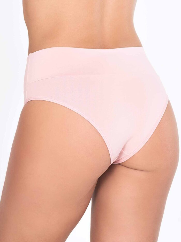 Calcinha Cós Microfibra Conforto Cós Duplo Cintura Alta Ref. 9156 - Imagem 2