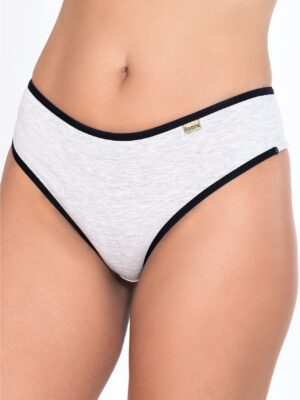 Kit 5 Calcinha Algodao Fio duplo Embutido Ref.9138