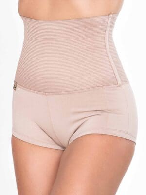 Kit 2 Calcinha Cinta Modeladora Abdominal Aperta Barriga Cintura Alta Ref. 043KIT2 - Imagem 2