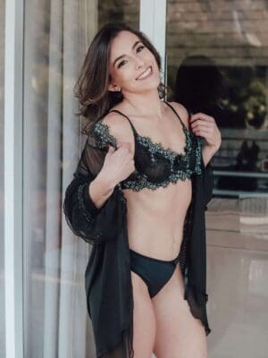 Conjunto Sem Bojo de Renda Sensual Bicolor Com Aro Ref. 9263 - Imagem 6