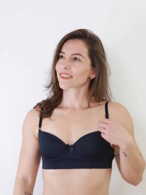 Sutiã de Bojo Liso Básico Dia a Dia Ref. 9237