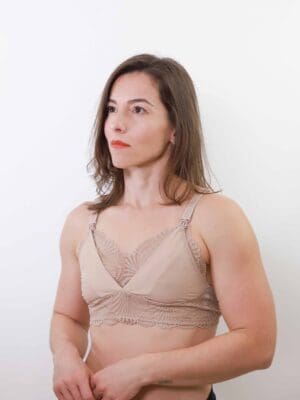 Sutiã de Amamentação sem Bojo com Renda Delicado e Confortável Ref. 9239 - Imagem 5