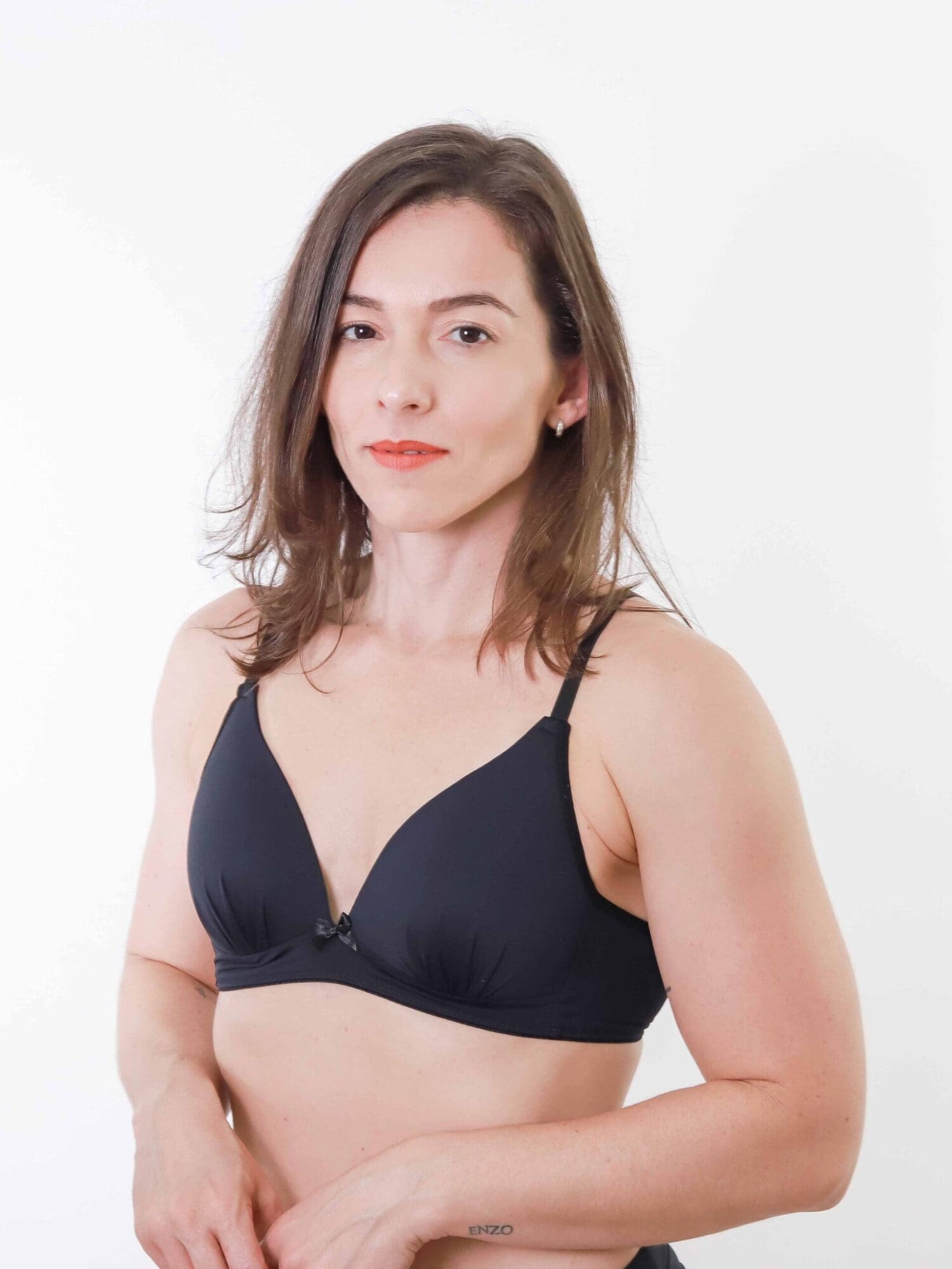 IMG_7957 Kit 3 Sutiã Cor Mista Sutiã Sem Aro Soutien Com Bojo Espuma Confortável Soft Ref. 3022 - Imagem 4