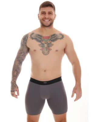 Cueca Boxer box Ciclista Microfibra Lisa Ref. 50002