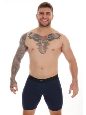 Cueca Boxer box Ciclista Microfibra Lisa Ref. 50002 - Imagem 5