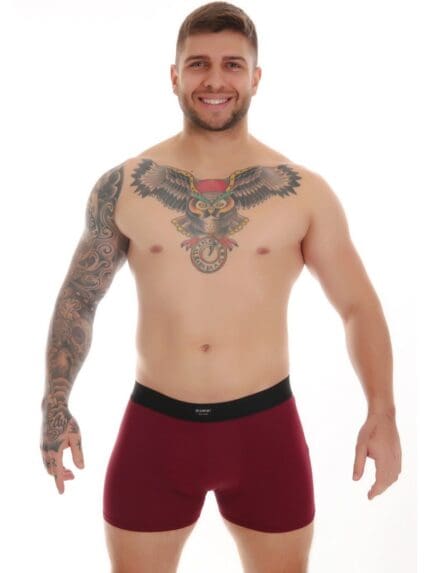 Cueca Boxer box Microfibra com bojo anatômico frontal Ref. 9288