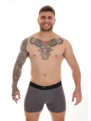 Cueca Boxer box Microfibra com bojo anatômico frontal Ref. 9288 - Imagem 8