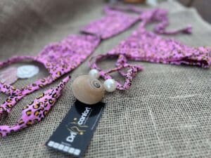 Biquíni De Amarrar Com Decote Em Aro v e Calcinha Fio Duplo Ref. 227 - Imagem 2