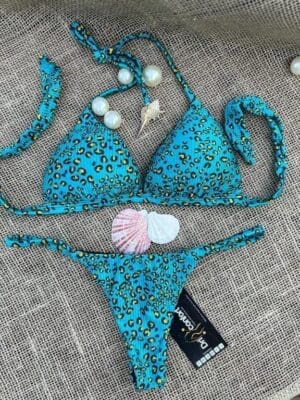 Biquíni V De Amarrar Com Calcinha De tirinha Reguláveis Ref. 229 - Imagem 3