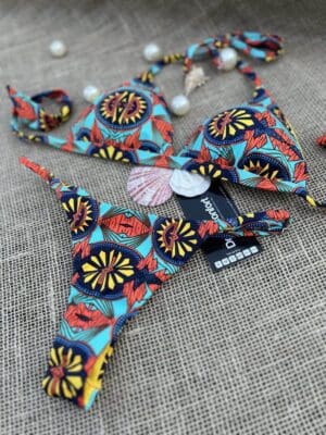 Biquíni V De Amarrar Com Calcinha De tirinha Reguláveis Ref. 229 - Imagem 2