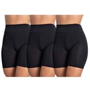 OFERTA - Kit 3 Bermuda Segunda Pele Anágua de Cintura Alta Ref. 0138KIT - Imagem 15