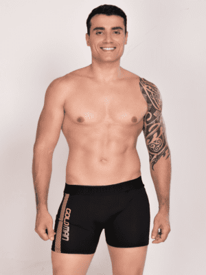 Kit C/5 Kit Cuecas Boxer Adulto De Microfibra Masculina Mistas Ref. 9314 - Imagem 13