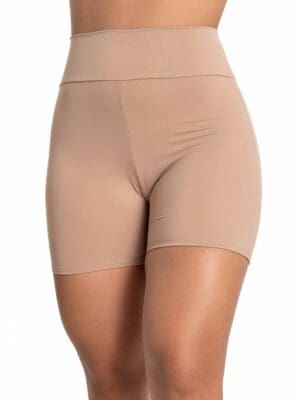 Bermuda Segunda Pele Cintura Alta Bermuda Sob Vestido Anágua Short Curto Microfibra Ref. 9286 - Imagem 3