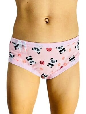 Kit C/5 Calcinha Infantil Algodão Com Laço Ref.9306 - Imagem 3