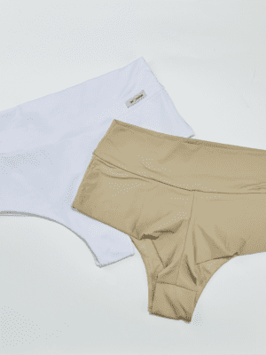 Kit 5 Calcinha Cós Fio Dental Duplo Cintura Alta Ref. 9319-kit - Imagem 9