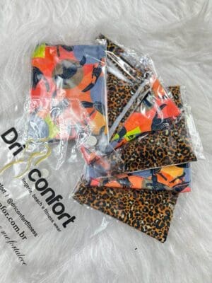 Kit C/6 Calcinhas Fio Dental Corte a Laser Estampada Ref.9317 - Imagem 3