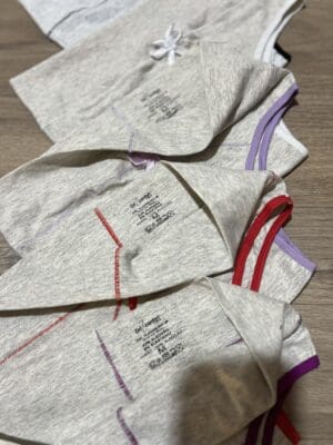 Kit C/10 Calcinha Tangão De Cotton Cós Largo Cintura Alta Ref. 9267KIT - Imagem 3