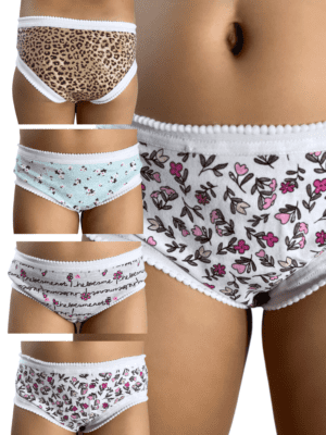 Kit C/5 Calçolinha Infantil Conforto Estampada Algodão Ref. 0133