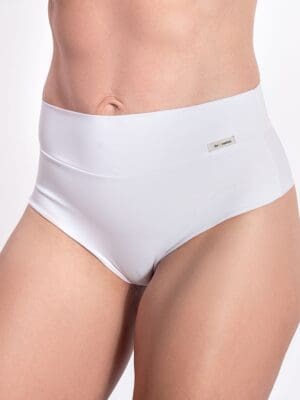 Kit 5 Calcinha Cós Fio Dental Duplo Cintura Alta Ref. 9319-kit