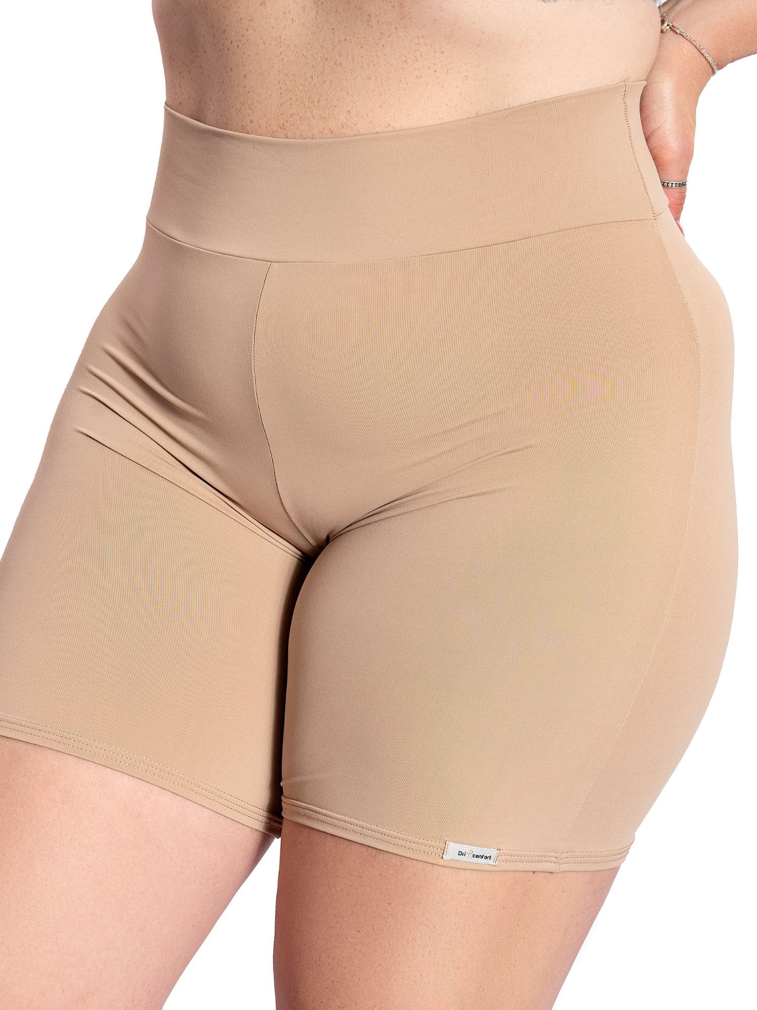 2 Bermuda Segunda Pele Anágua de Cintura Alta Plus Size Ref. 9318 - Imagem 1