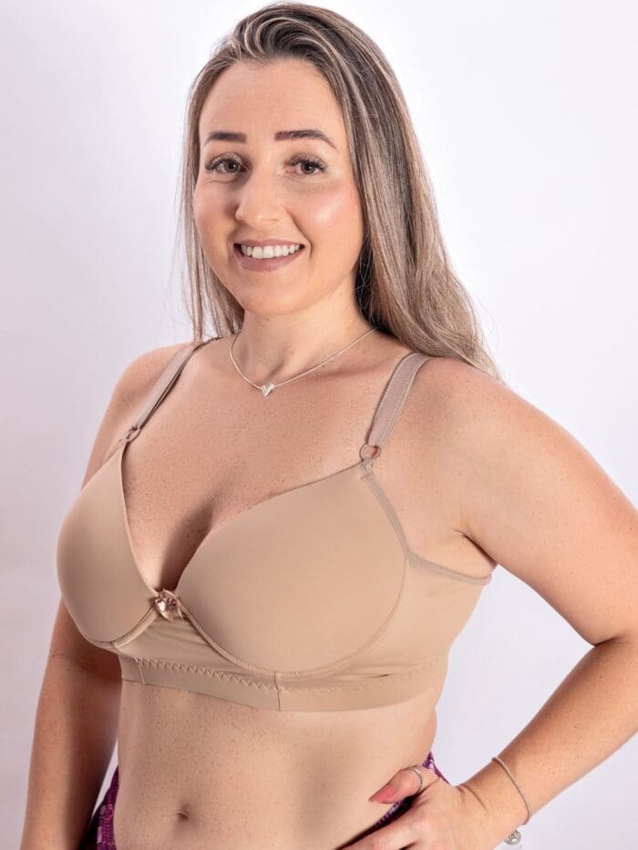 Kit 3 Sutiã Plus Size Bojão Liso Reforçado Dri Confort Ref. 9312Kit