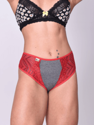 Kit C/5 Calcinhas Conforto Cintura Alta Calçola Senhora Creuza Ref. 080 - Imagem 2