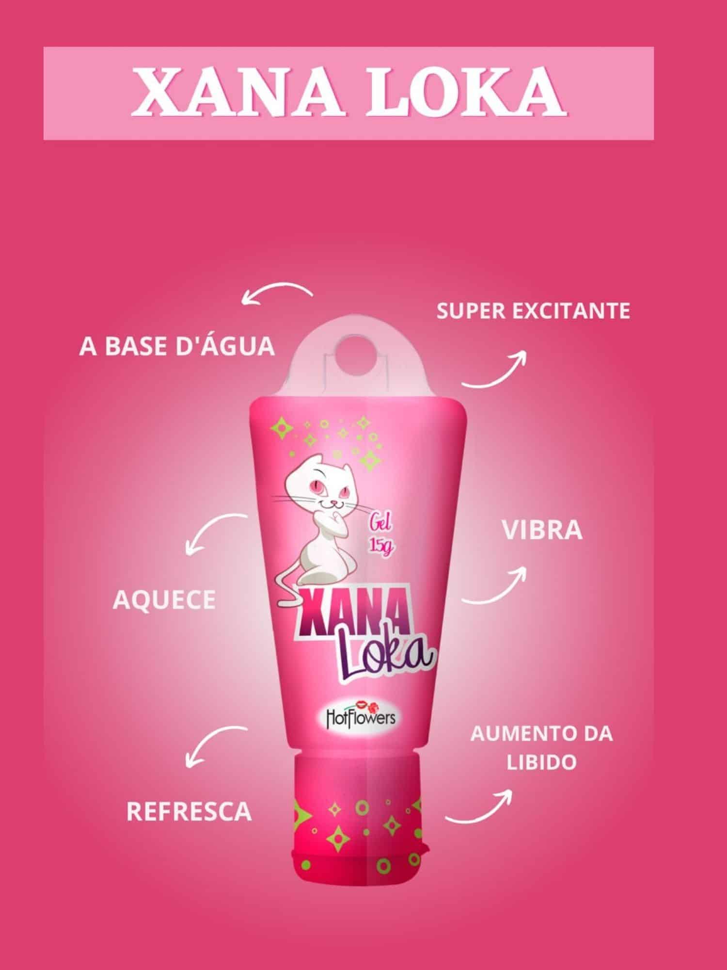 279 Gel Funcional Hot Ice E Vibra Xana Loka 15g Ref.HC611 - Imagem 1