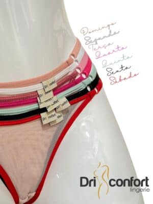 Kit Semaninha Neon com 7 calcinhas Ref.9328 1 - Imagem 5