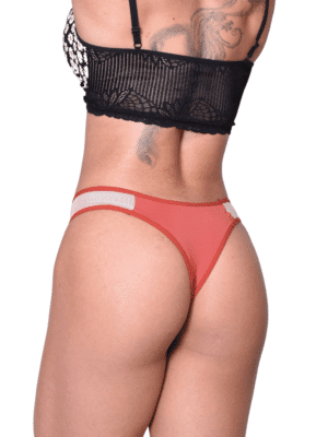 Kit 5 Calcinha Fio Dental Microfibra tuller Lateral  Mel Ref.177 - Imagem 2