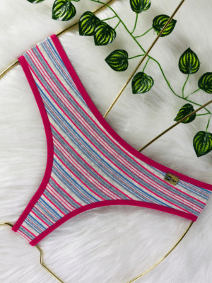 Kit 5 Tanga Fio Vanessa algodão Ref.0113 - Imagem 6