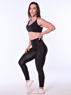 Calça Legging Texturizada Poliamida Confort  Ref. 9260